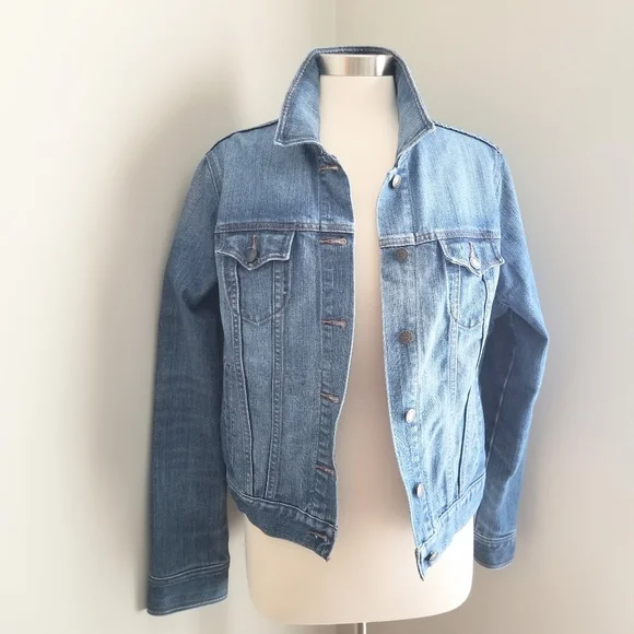 Old Navy Denim Trucker Jean Jacket XL - Picture 3 of 16
